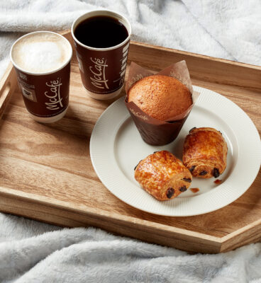 McCafe's Social Media Content Creation Shot by Foodivine Studio, A Premium Food Photography in Toronto.