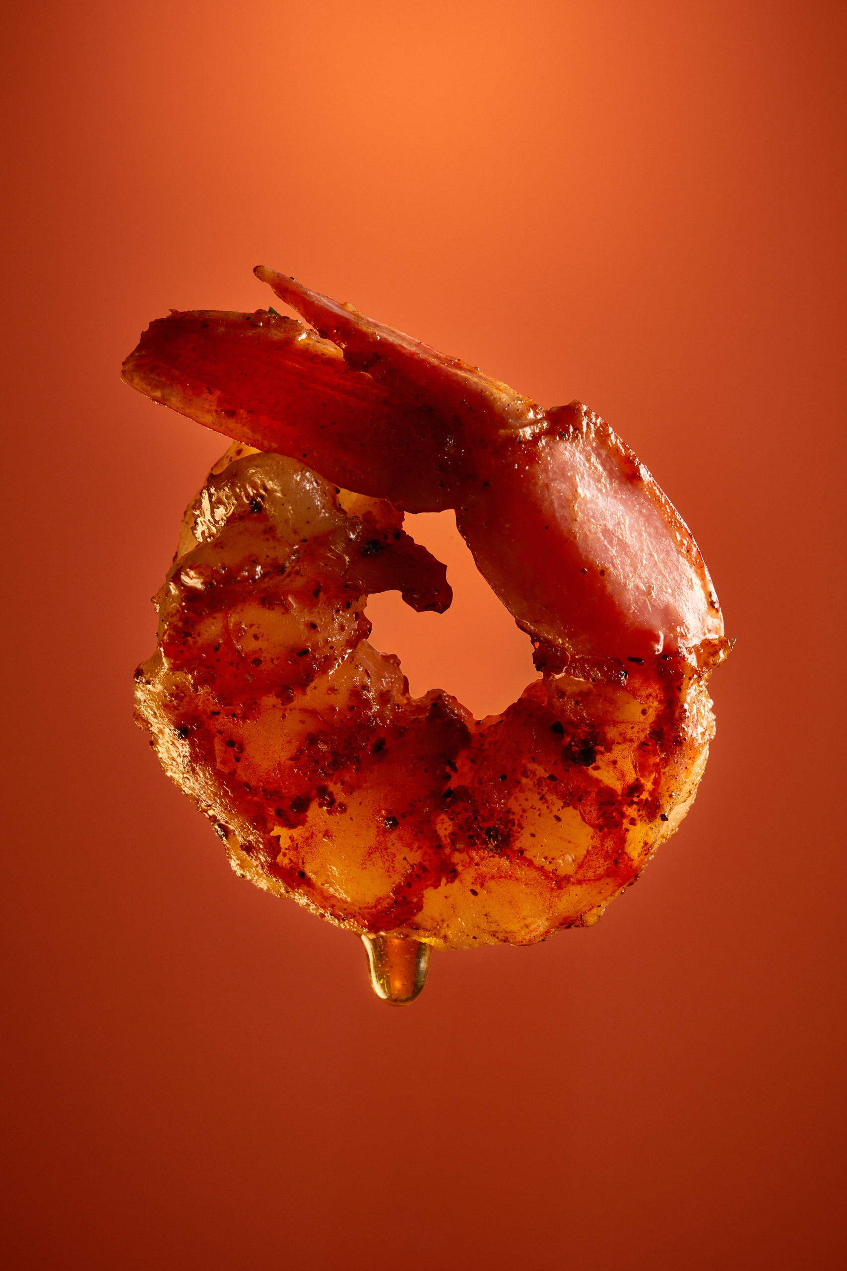 Floating Shrimp Creative Food Photography by Foodivine Montreal