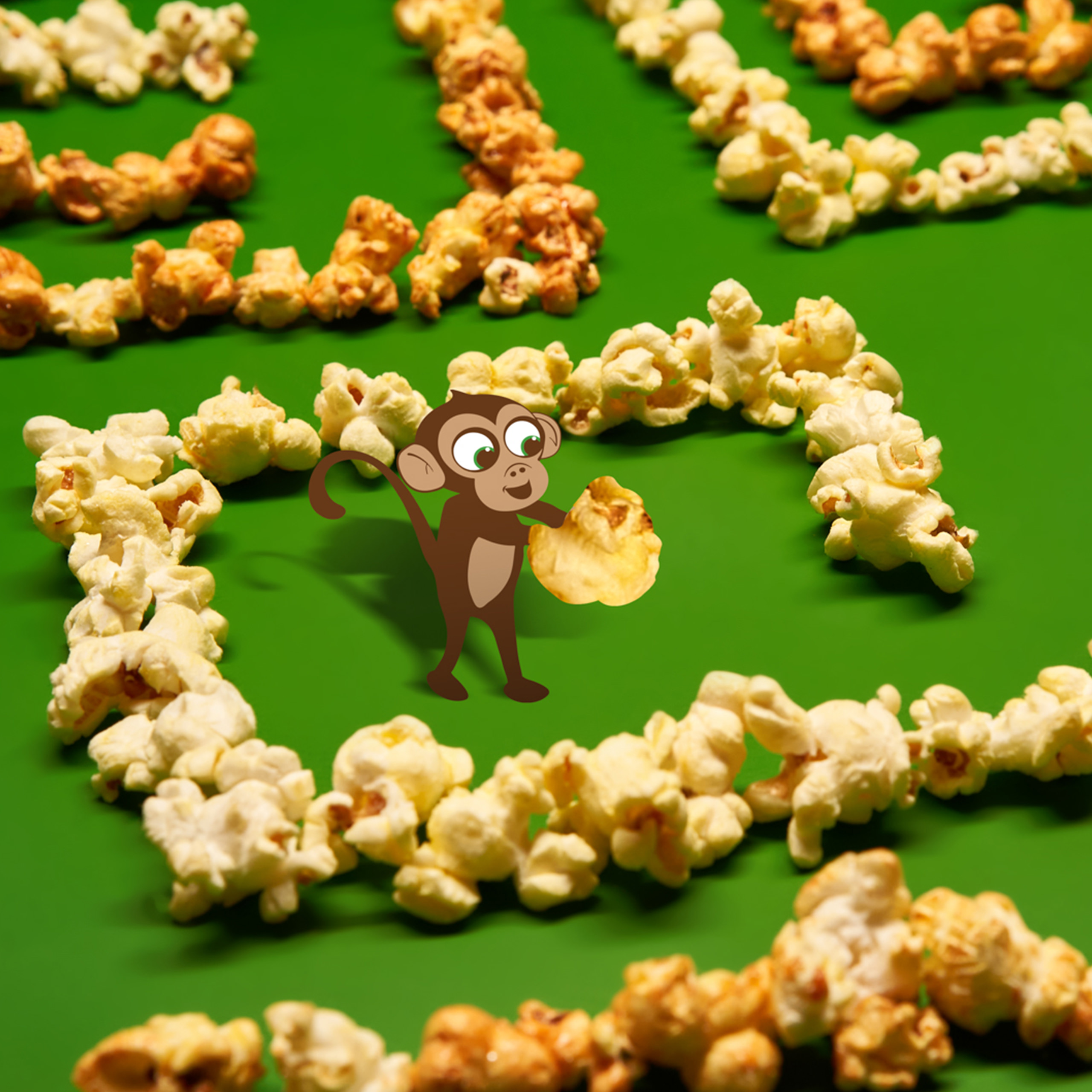 Popcorn Photoshoot for Social Media Content
