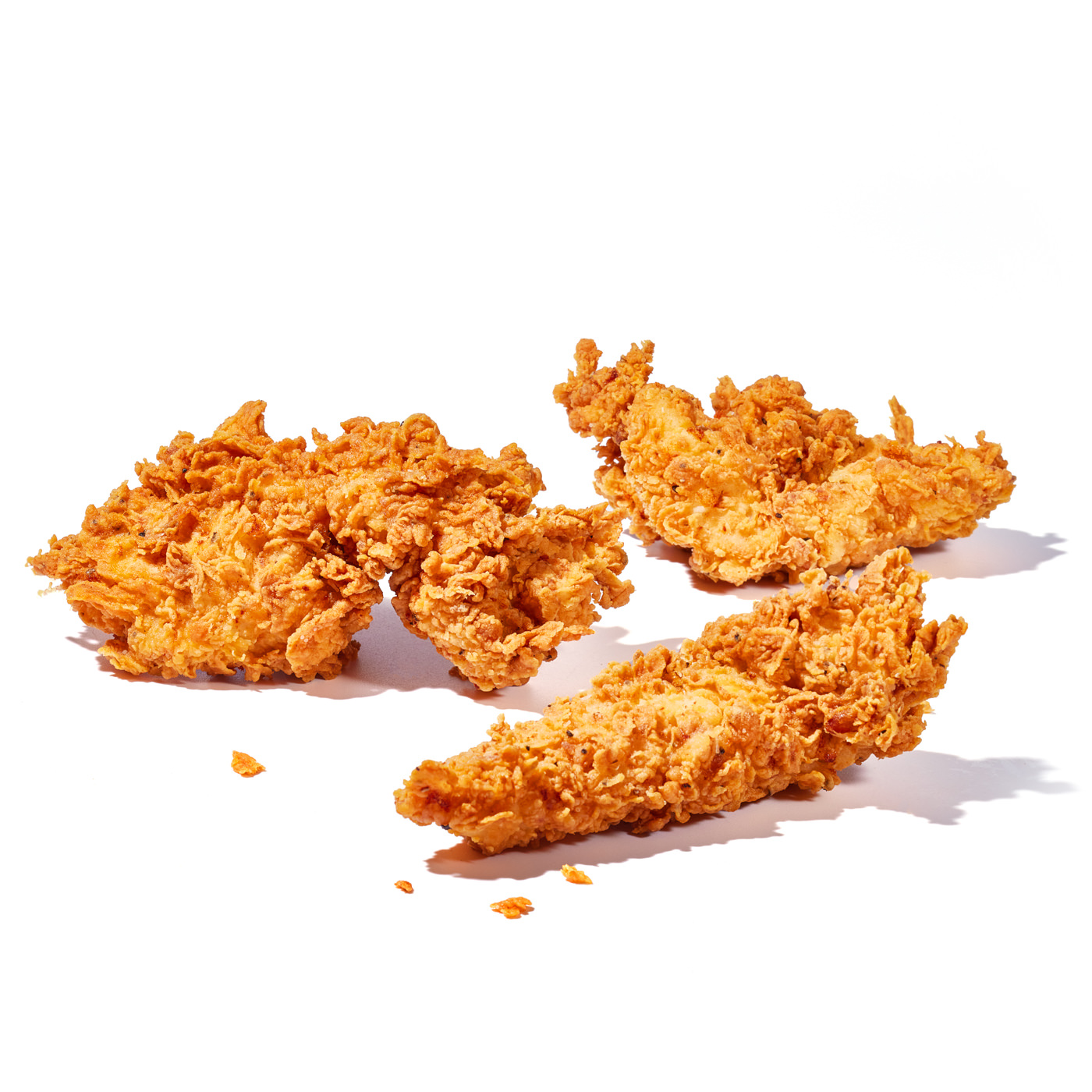 Crispy chicken pieces by Toronto photographer