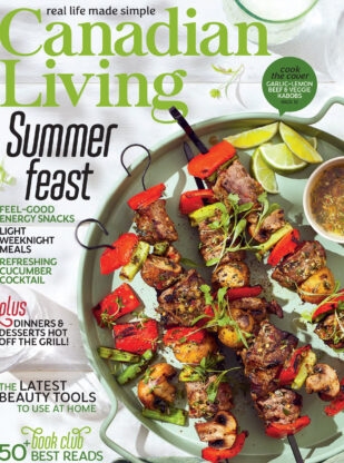 A photo created for magazine cover of Canadian Living Magazine