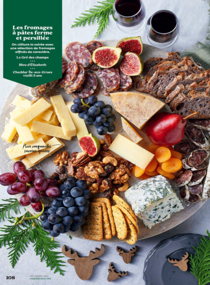 Cheese Platter Lifestyle Image for Magazine