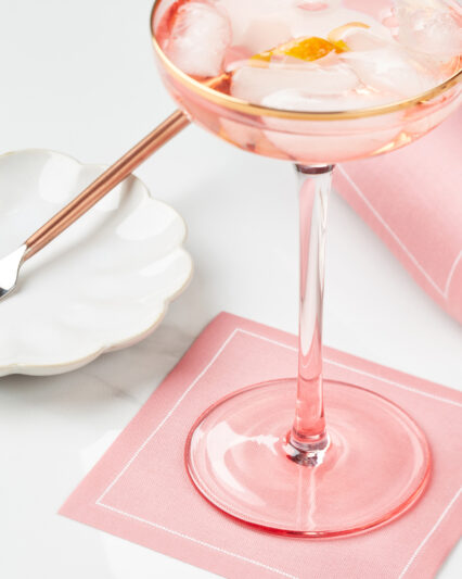 Pink Cocktail Napkin by still-life photographer